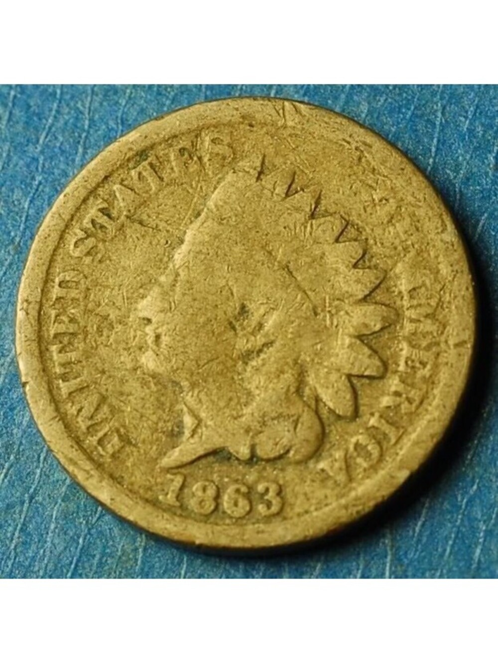 W1802 1863 Indian Head Cent Penny 1c - Check Out Our Store π©π©CIVIL WAR ERAπ©π©